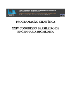 programação científica xxiv congresso brasileiro de