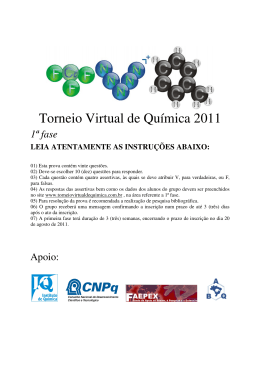 Torneio Virtual de Química 2011