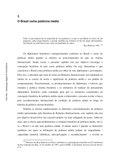 3 O Brasil como potência média - Maxwell - PUC-Rio