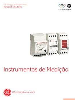 Instrumentos de Medição - GE Sistemas Industriais