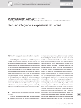 O ensino integrado: a experiência do Paraná