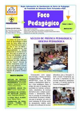 Boletim de Pedagogia - maio de 2011 Clique aqui