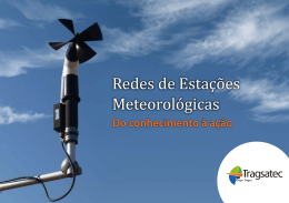 Redes de Estações Meteorológicas