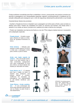 cinta auxílio postural