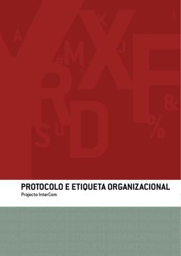 organizacional protocolo e etiqueta organizacional protocolo e et