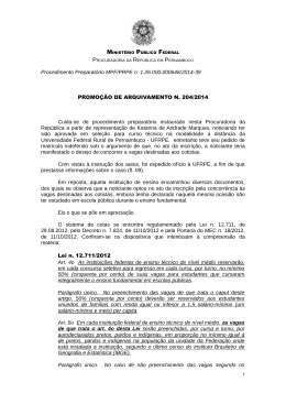 Procedimento Preparatório MPF/PRPE n. 1.26.000.000646/2014