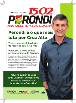 Cruz Alta.indd - Deputado Federal Darcísio Perondi