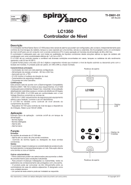 LC1350 Controlador de Nível