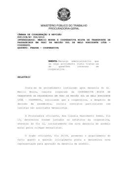 Processo PGT/CCR/nº 356/2010 - Ministério Público do Trabalho