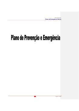 Plano de Emergência Interno - Câmara Municipal de Matosinhos