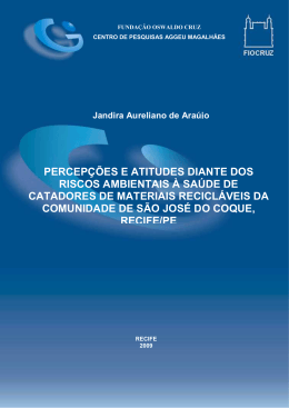 Jandira Aureliano de Araújo PERCEPÇÕES E