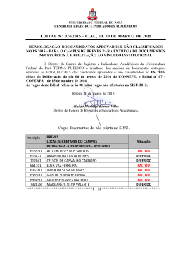 EDITAL N.º 024/2015 - Universidade Federal do Pará