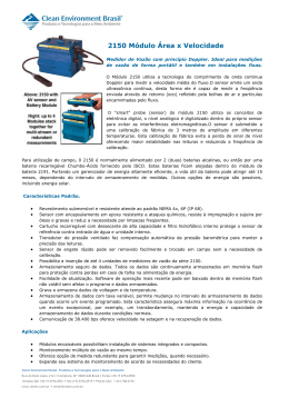 Folder ISCO 2150 - Clean Environment Brasil