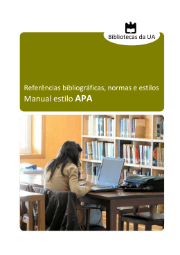 Manual estilo APA Manual estilo APA