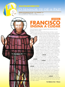 são francisco e o - Franciscanos.org.br