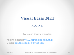 Visual Basic .NET - Danilo Giacobo