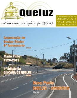 Boletim - Junta de freguesia de Queluz