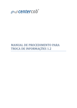 manual de procedimento para troca de informaço es 1.2