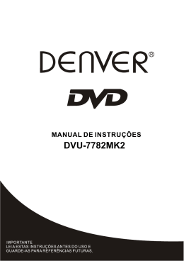 DENVER DVD-7779 MK2 manual葡萄牙说明书