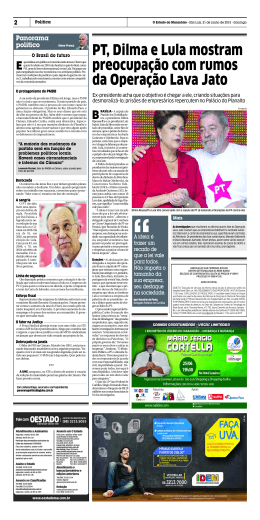 PT, Dilma e Lula mostram preocupação com rumos