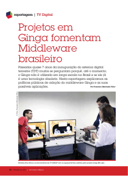 Projetos em Ginga fomentam Middleware brasileiro