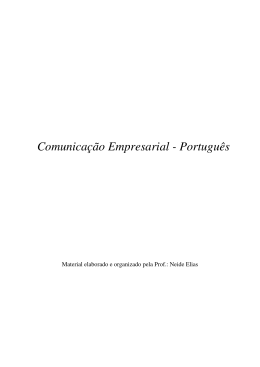 Comunicação Empresarial - Português