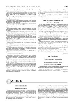 Deliberação n.º 2170/2010 > Versão em Diário da República