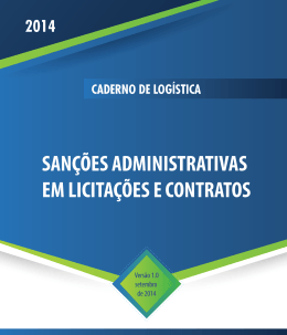 sanções administrativas em licitações e contratos