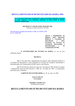 regulamento do icms do estado da bahia 1996
