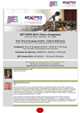 SET EXPO 2014: Feira e Congresso