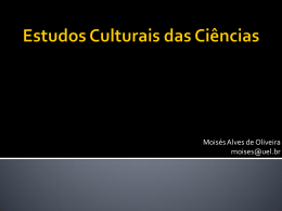 Estudos Culturais das Ciências: uma introdução