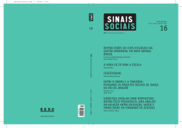 Revista Sinais Sociais N16 pdf