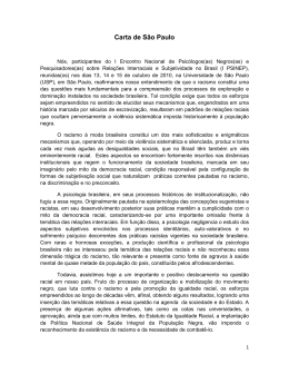Carta de São Paulo