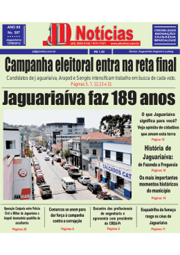 Jaguariaíva - Portal Folha Paranaense Online
