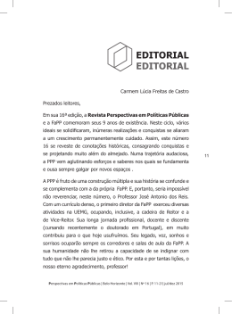 EDITORIAL EDITORIAL - Revista PPP