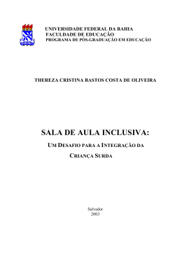 Dissert. Thereza de Oliveira - RI UFBA