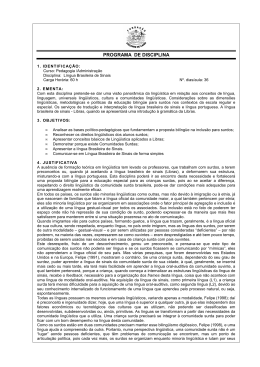 Programa LIBRAS 2010.2