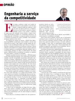 20/07/2015 - Engenharia a serviço da competitividade