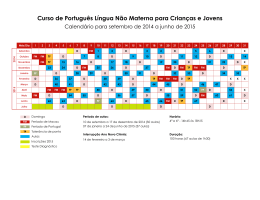 Curso de Português Língua Não Materna para Crianças e