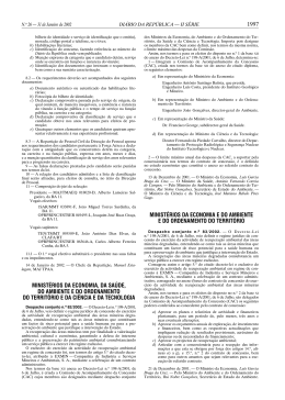 1997 MINISTÉRIOS DA ECONOMIA, DA SAÚDE, DO