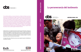 Informe anual 2010 - World Organisation Against Torture