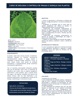 curso de biologia e controlo de pragas e doenças das plantas