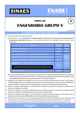 Engenharia - grupo V
