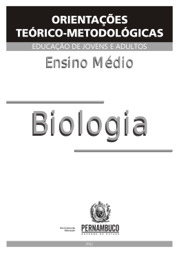 Ciências da Natureza - Secretaria de Educação de Pernambuco