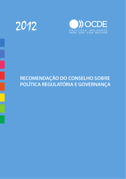 recomendação do conselho sobre política regulatória e