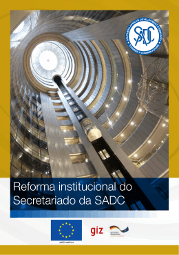 Reforma institucional do Secretariado da SADC