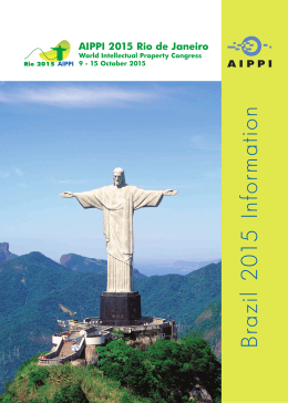 AIPPI 2015 Rio de Janeiro