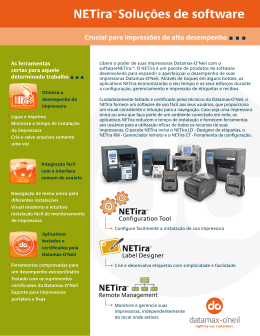 NETiraTM Soluções de software - Datamax
