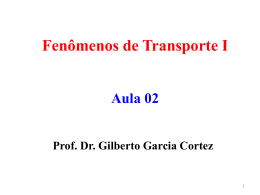 Fenômenos de Transporte I-AULA 2