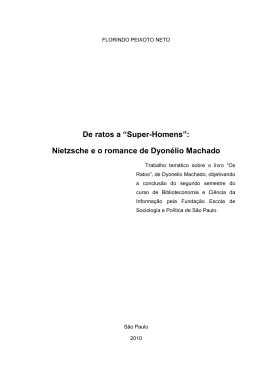"Super-Homens": Nietzsche e o romance de Dyonélio